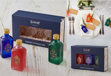 Load image into Gallery viewer, From the Slingsby Gin collection comes The Experience Box featuring Minis of London Dry Gin, Rhubarb Gin & Gooseberry Gin